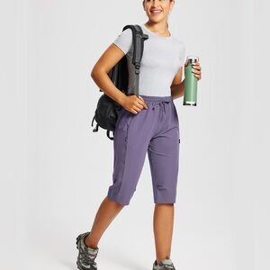 Baleaf Women's Laureate UPF50+ DWR Pocketed Capris M